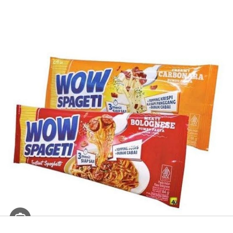 

Wow Spageti Bolognese / Wow Spageti Carbonara