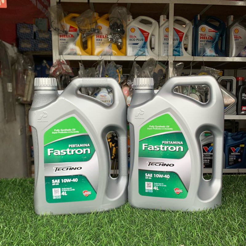 OLI FASTRON TECHNO SAE 10W-40 API SN ILSAC GF-5 OLI MESIN MOBIL BENSIN 4L 100% ORIGINAL