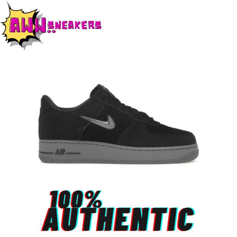 Nike Air Force 1 Low '07 Jewel Black Cool Grey 100% [Authentic]