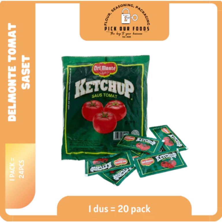 

Delmonte Saus Extra Hot Sachet / Delmonte Saos Tomat Sachet