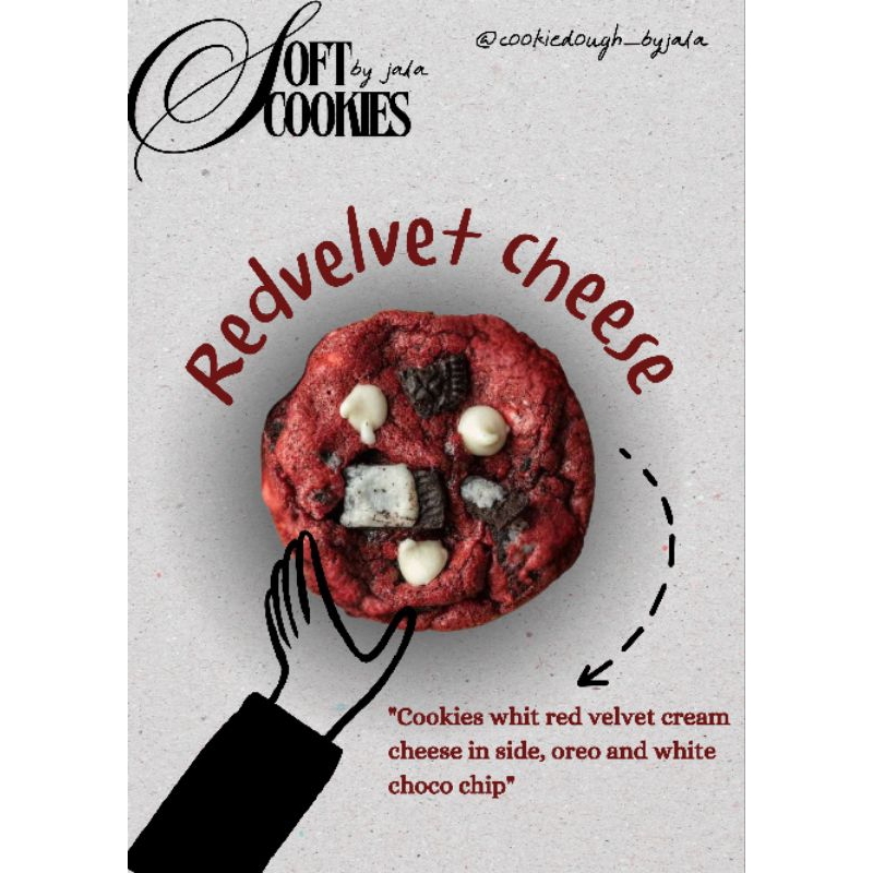 

[BUY 5 GET 6] SOFT COOKIES RED VELVET CHEESE PREMIUM BY JALA