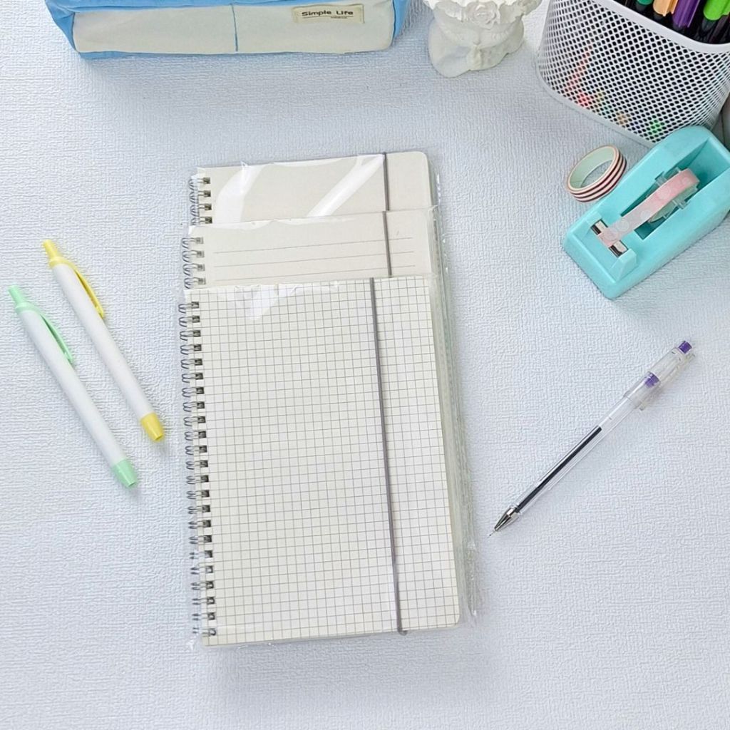 

Zumoo Notebook Transparan CLEAR A5 Spiral book