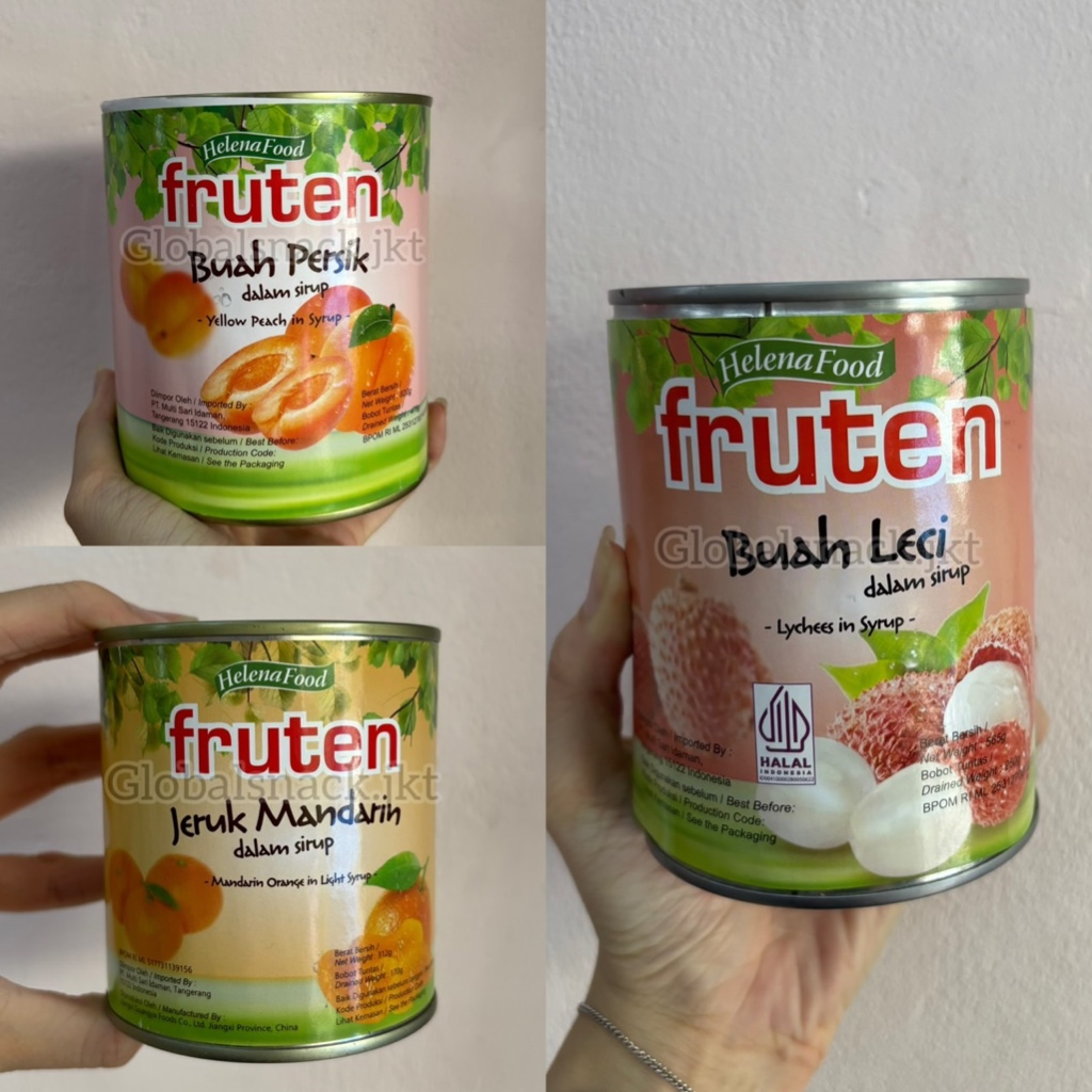 

HELENA FOOD FRUITEN LYCHEE / YELLOW PEACH / MANDARIN ORANGE IN SYRUP