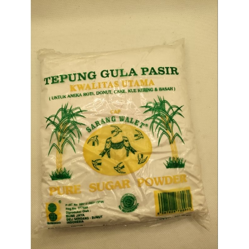 

TEPUNG GULA PASIR CAP SARANG WALET 500 GR