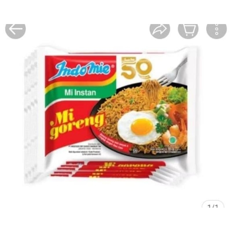 

Indomie goreng 1 dus