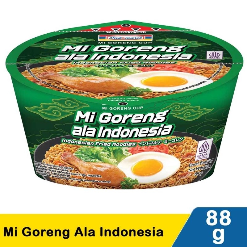 

Indomaret Mi Goreng Ala Indonesia Cup 88g