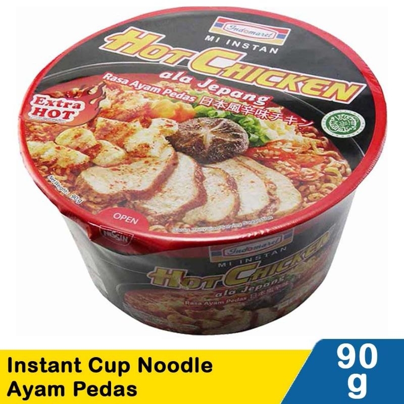 

Indomaret Instant Cup Noodle Ayam Pedas Cup 90g