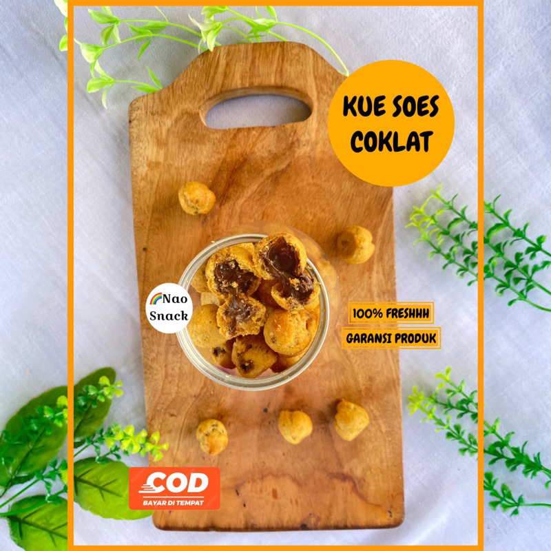 

COD Soes Coklat Cokelat 500gr halal Kue Sus Kering Isi soes Coklat lumer 500gr