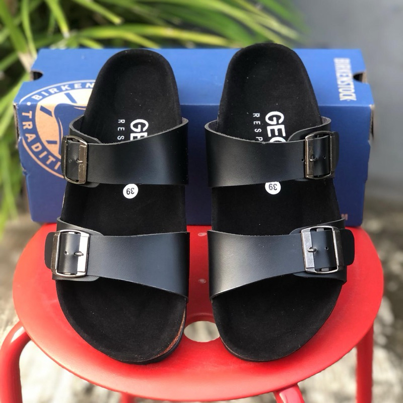 SANDAL PRIA WANITA SLOP KULIT GEOX / SANDAL PRIA GEOX KULIT / SANDAL PRIA ELEGAN / SANDAL PRIA NYAMA