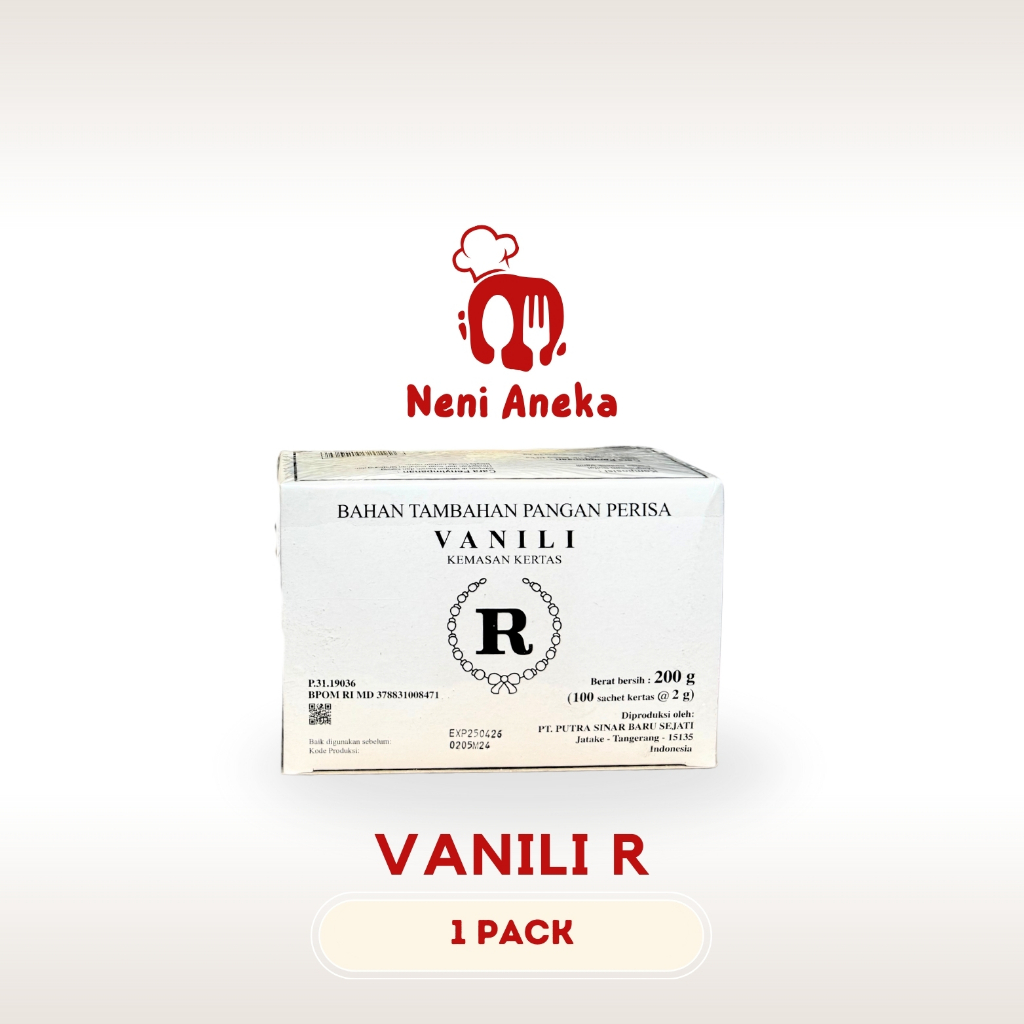 

Vanili R sachet - 1 Pack isi 100 pcs