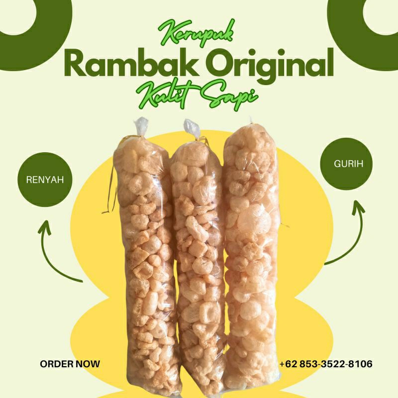 

Rambak kulit sapi original