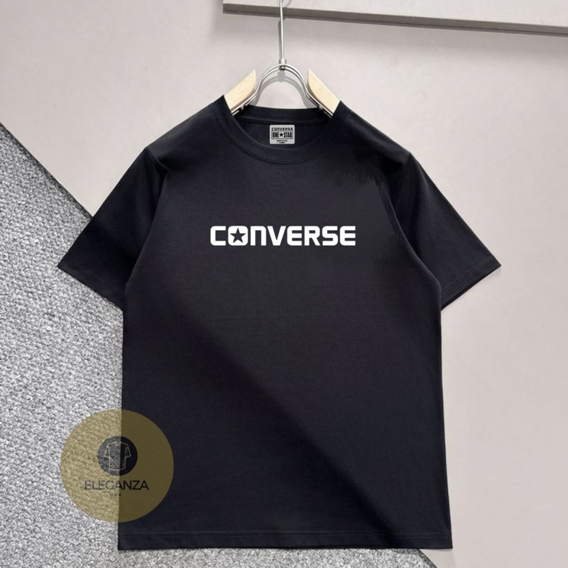 Baju kaos Converse kaos pria katun combed 20s full teks Made in USA 🇱🇷 outfit pria wanita uniseq