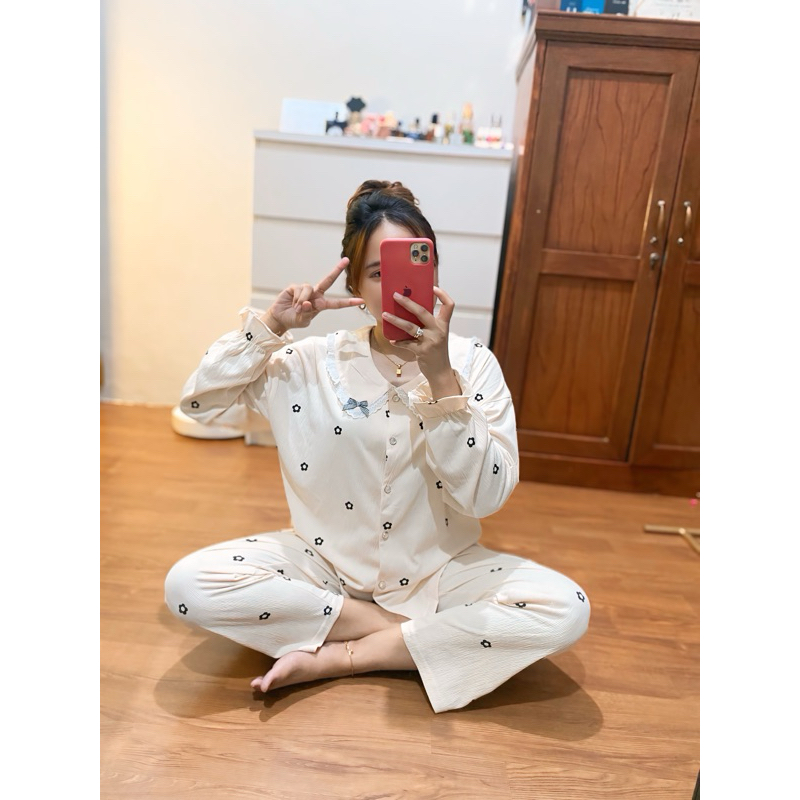 NEW One Set Piyama Tidur Wanita Premium