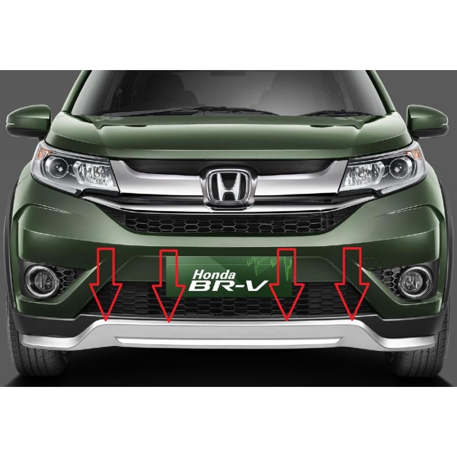 spoiler bodykit bumper depan silver brv prestige 2016 2017 2018 2019 2020 ori