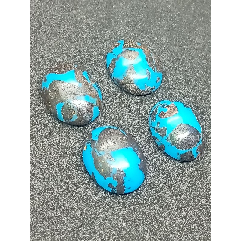 Batu Badar Besi Biru , Nempel Magnet , Natural