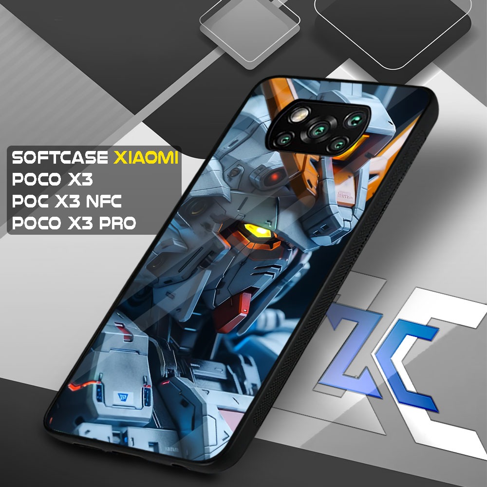 (GM18) Softcase Kilau Xiaomi POCO X3 | X3 PRO | X3 NFC Softcase keren | Casing | Kesing Bahan Lentur