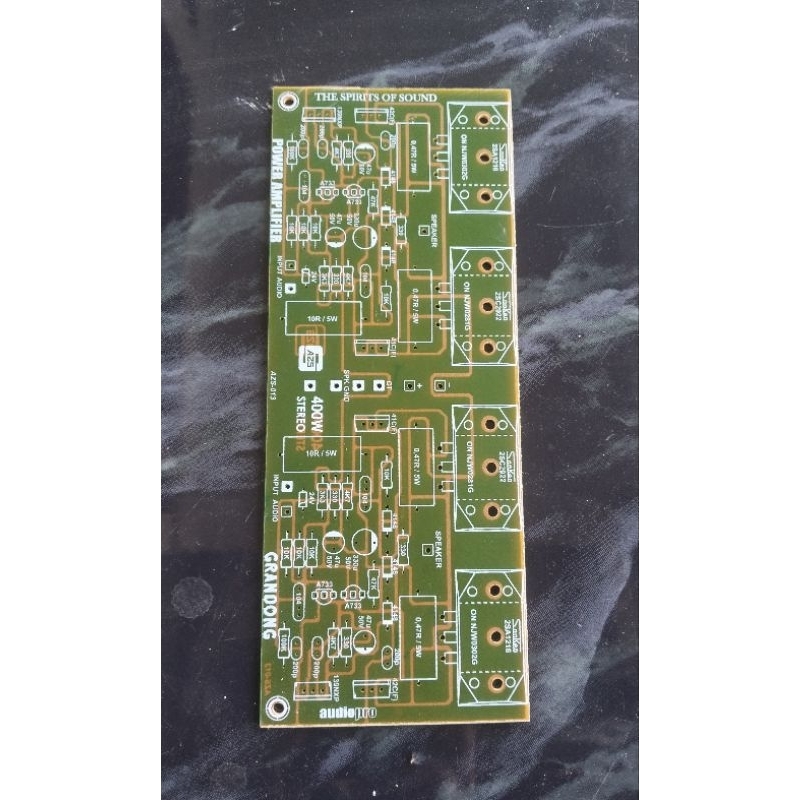 PCB GRANDONG Power 400W Stereo Power SANKEN SAFARI Stereo