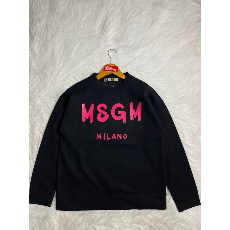Crewneck MSGM fashion second (2607) - Hoodie second - hoodie second branded - Jaket Second - Jaket S