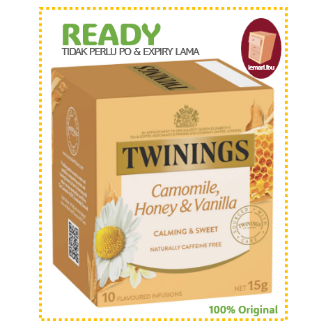 

Twinings Camomile Honey & Vanilla Infusions Tea Bags | 10 pack/Teh Herbal Twinings - 100% Original