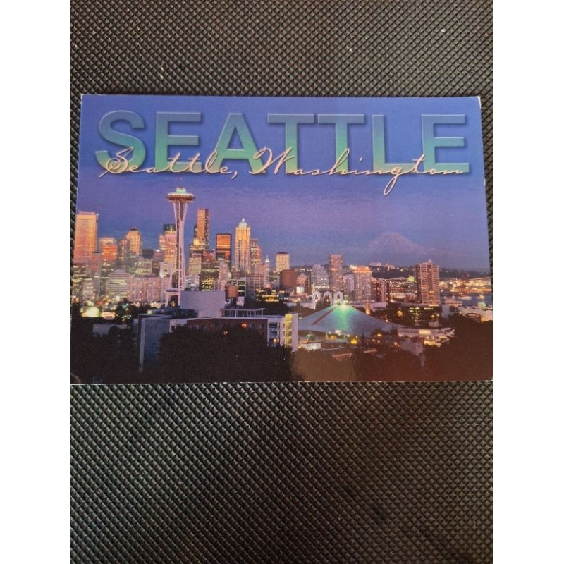 

kartu pos seattle amerika/usa postcard