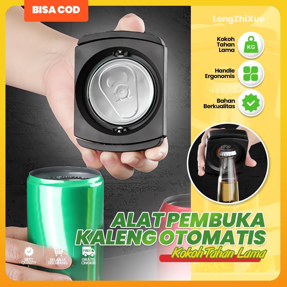 Pembuka Tutup Minuman Kaleng Soda Drink Botol Bir Open otomatis