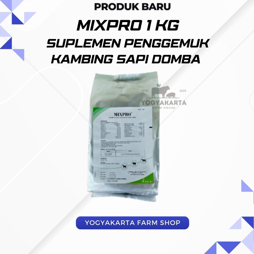 MIXPRO 1 KG - Premix Mix Pro Prebiotik Penggemuk Kambing Sapi Domba