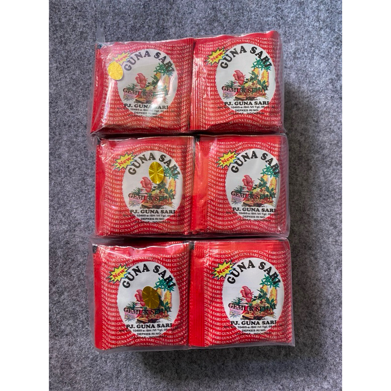 

Jamu guna sari gemuk sehat Dijamin ORI 100% kemasan merah 3 Pack Reseller