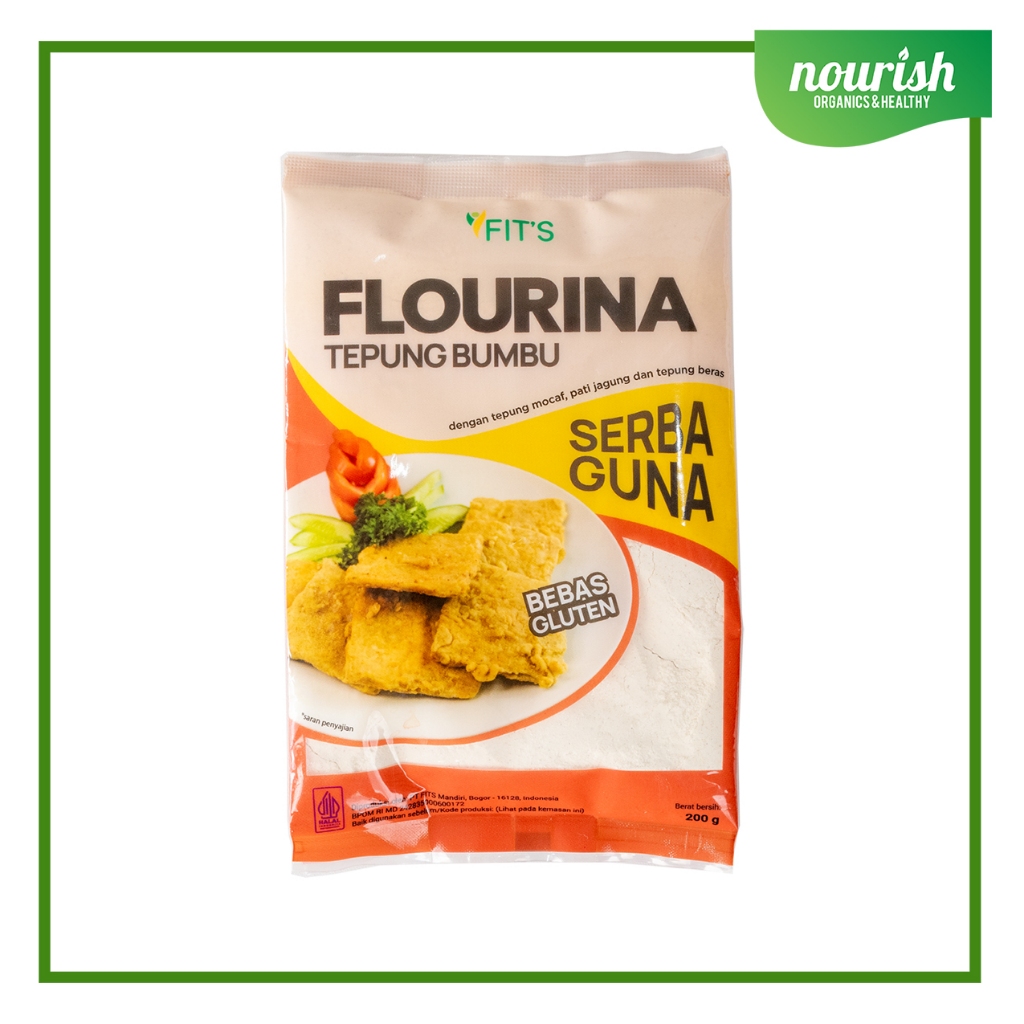 

Fits Mandiri, Flourina Tepung Bumbu Serbaguna Gluten Free NON MSG