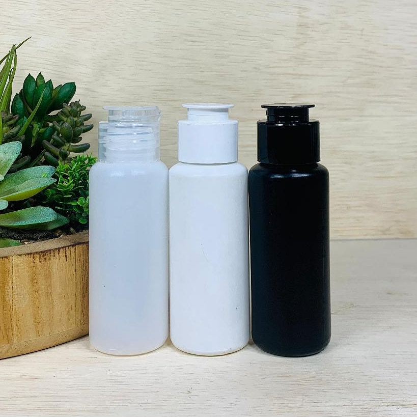 Botol Fliptop Jamur 60 Ml HDPE / Botol Toner 60 Ml/Botol sabun 60 ml/Botol toner 60 ml/Botol kosong 