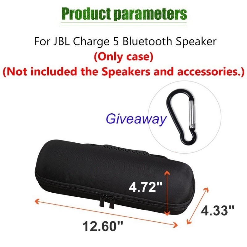 Case JBL Charge 5/4 Casing Speaker JBL EVA Tas Case Speaker JBL Kotak Pelindung Speaker Shockproof |