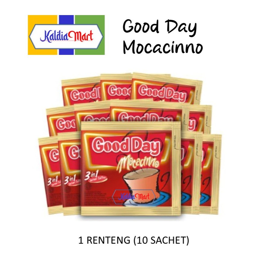 

Kopi Good Day Mocacinno 20gr 10 sachet (1 Renceng)