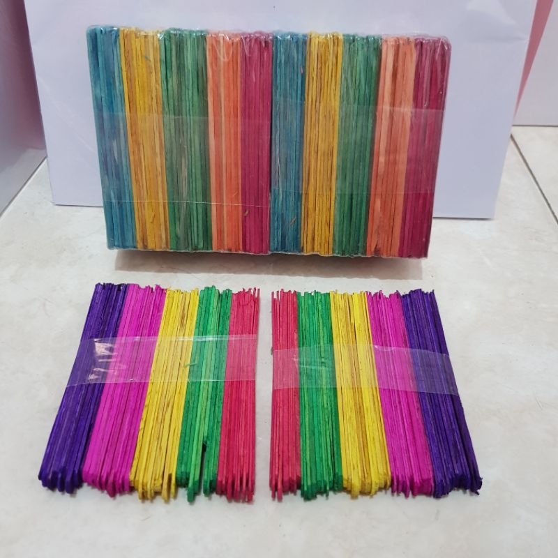 

Stik es krim warna / Stik prakarya / Stik es krim kerajinan tangan