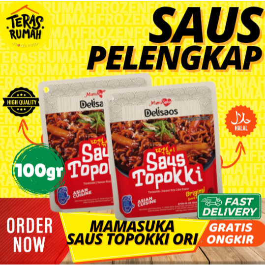

MAMASUKA - SAUS TOPOKKI ORI PEDAS MANIS 100GR