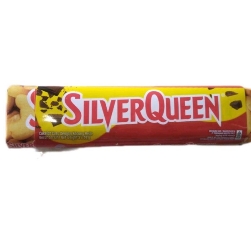

silverqueen cashew 25gr buy two get 1 free