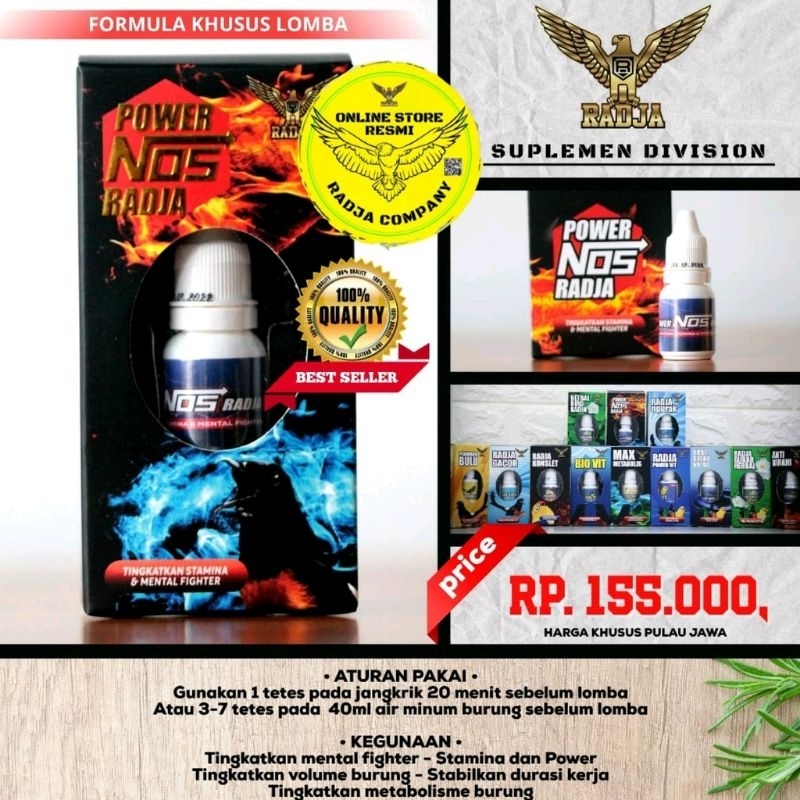 POWER NOS RADJA -VITAMIN MURAI BATU - SUPLEMEN MURAI BATU