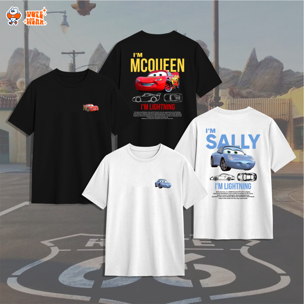 KAOS LIGHTNING McQUEEN & SALLY CARS