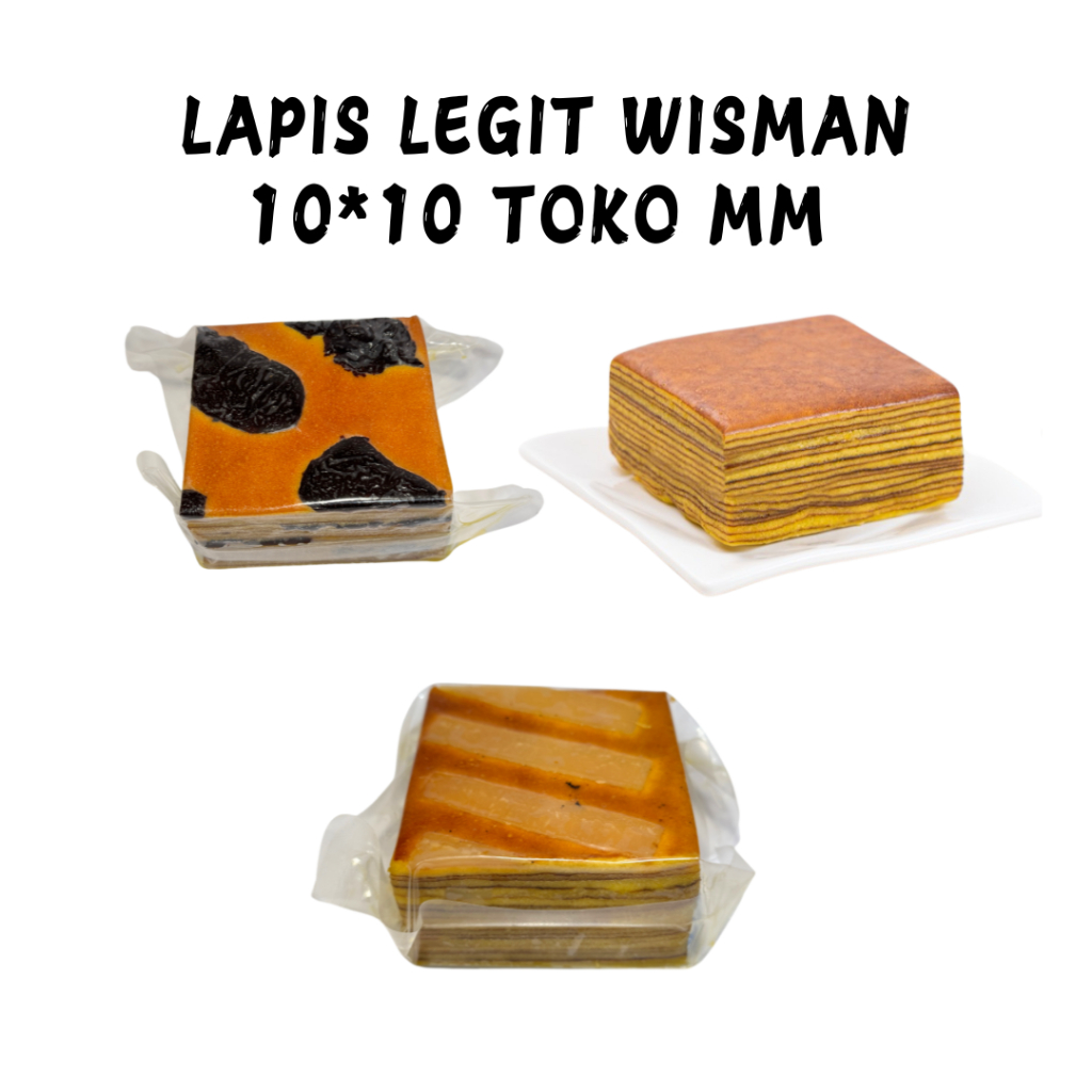 

TOKOMM - Lapis Legit Wisman 10x10 1/4 Loyang Sayangku