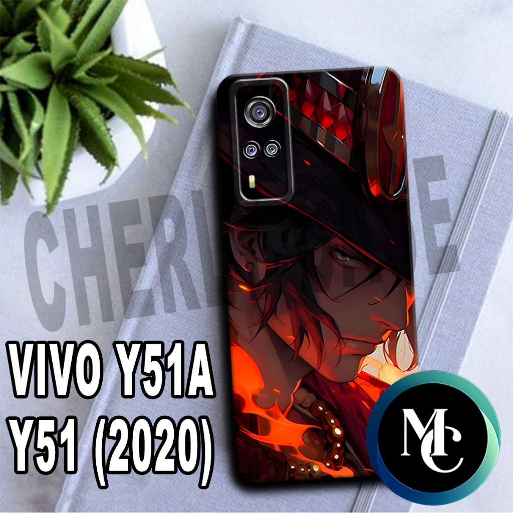 CC6/ Softcase karet lentur untuk VIVO Y51A DAN Y51(2020) /Motif ANIME LUFFY/case VIVO Y51A/kesing VI