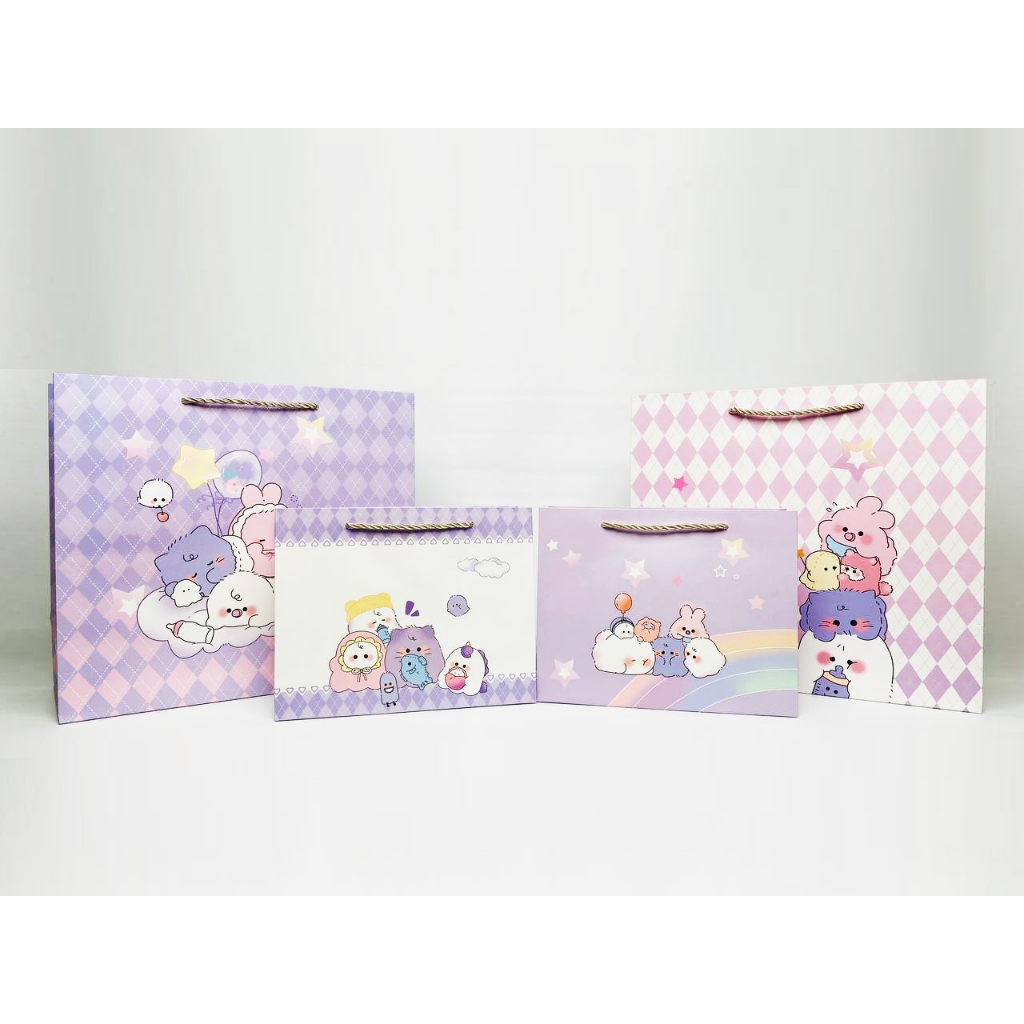 

Paper Bag motif Purple Friends HD-258 / Tas Kertas / Tas Kado