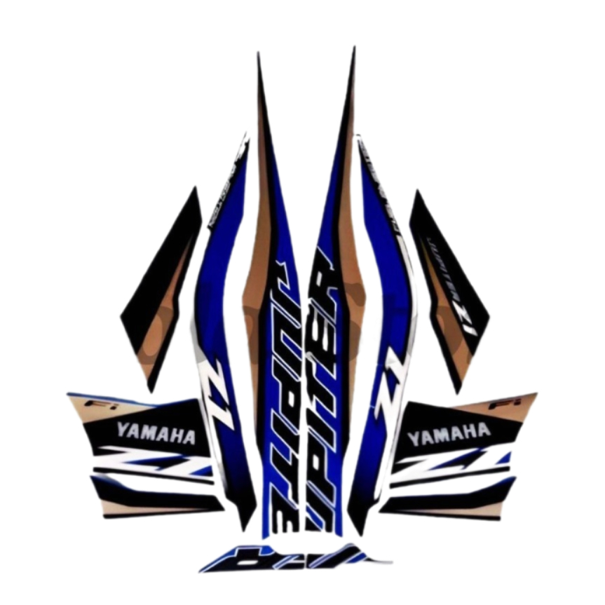 Stiker Striping Motor Yamaha Jupiter Z1 2021 Biru Lis Les Body Jupiter Z1 2021 Terbaik