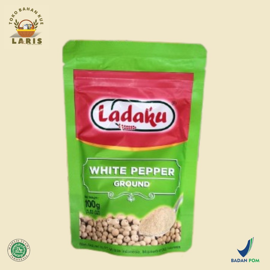 

LADAKU MERICA BUBUK PUTIH KEMASAN POUCH 100 GRAM