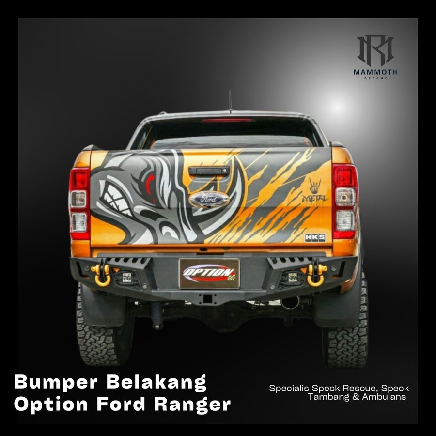 Bumper Belakang Option Ford Ranger T6 / T7