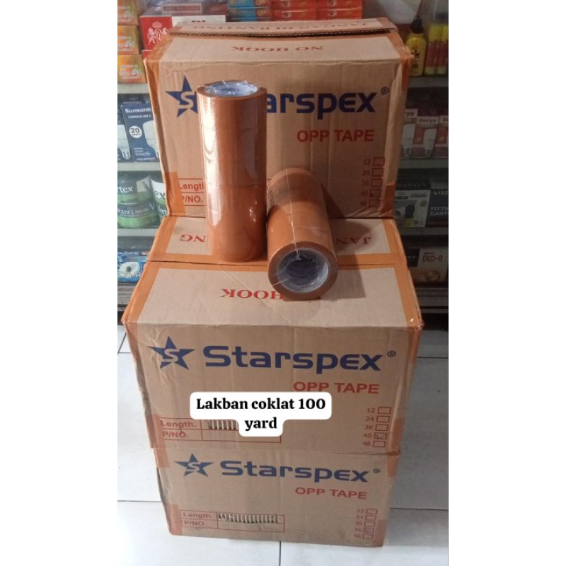 

lakban coklat 100 yard starspex