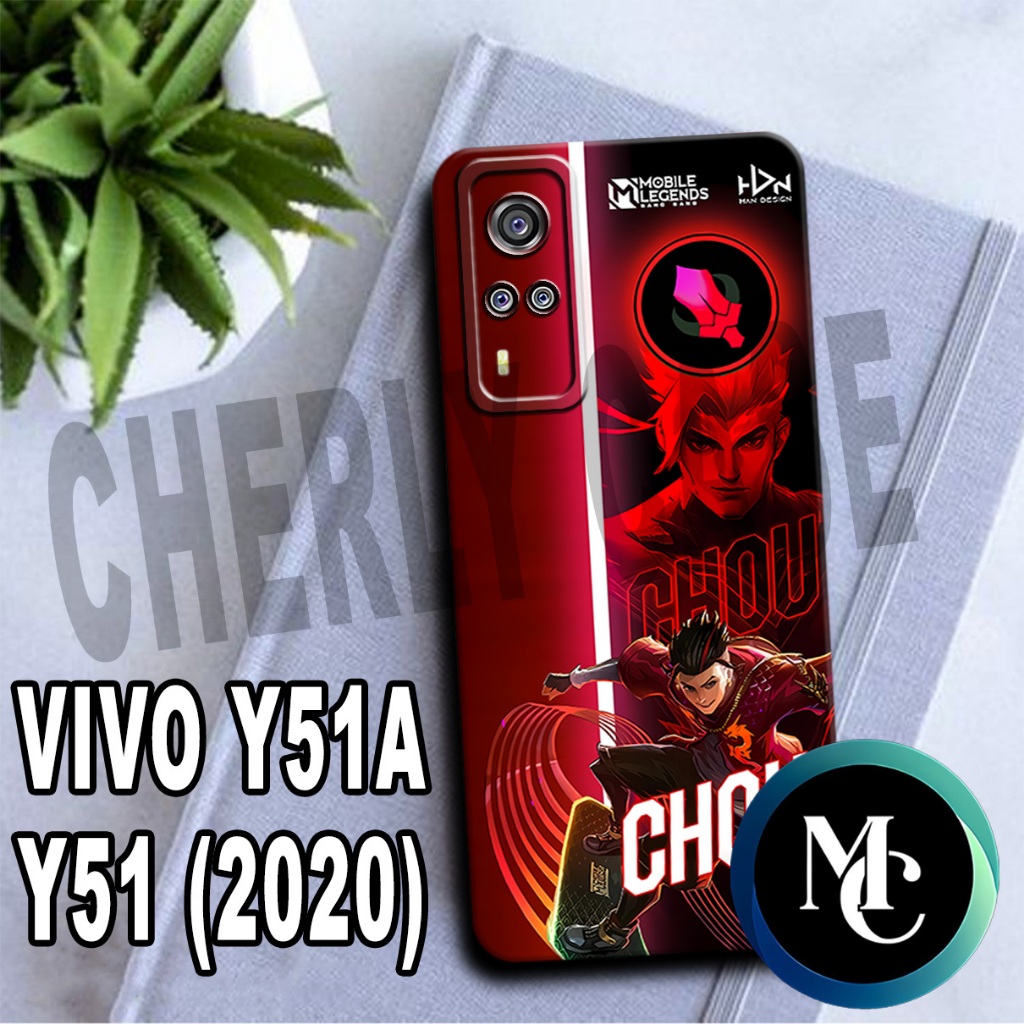 CC31/ Softcase karet lentur untuk VIVO Y51A DAN Y51(2020) /Motif GAME/case VIVO Y51A/kesing VIVO Y51