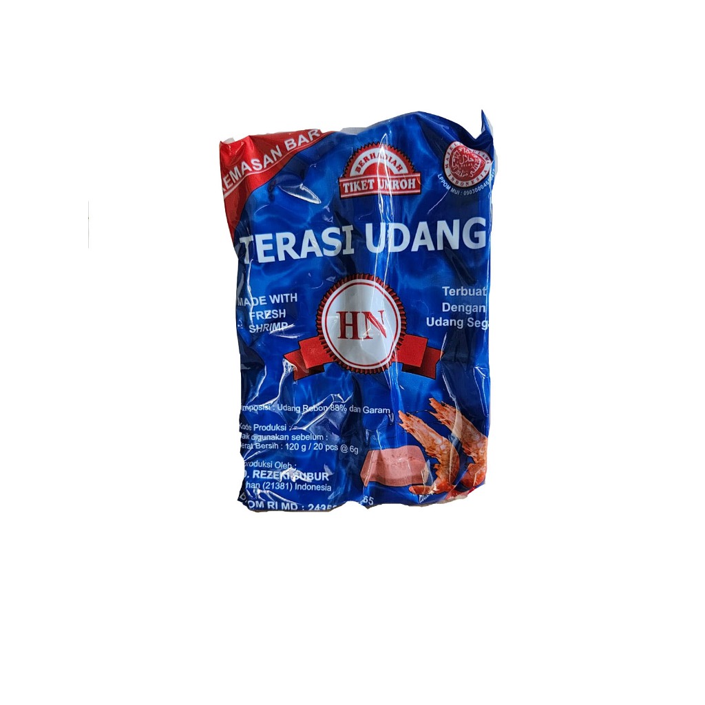 

Terasi Udang HN isi 20 pcs Terasi Medan