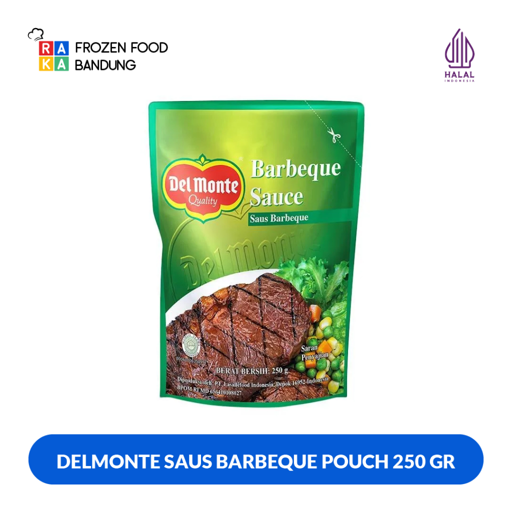

DELMONTE SAUS BARBEQUE POCUH 250 GR GROSIR/KARTON