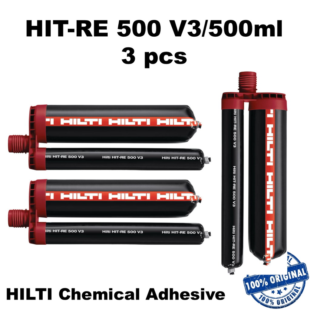 Chemical Angkur HILTI HIT RE 500 V3 / 500ml (3 PCS) | HILTI Chemical Angkur