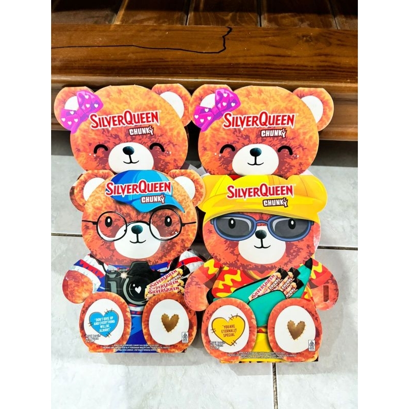

SILVERQUEEN BEAR CHUNKY 3PCS X 26GR EDISI VALENTINE