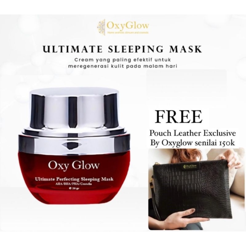 OxyGlow Ultimate sleeping mask Original BPOM