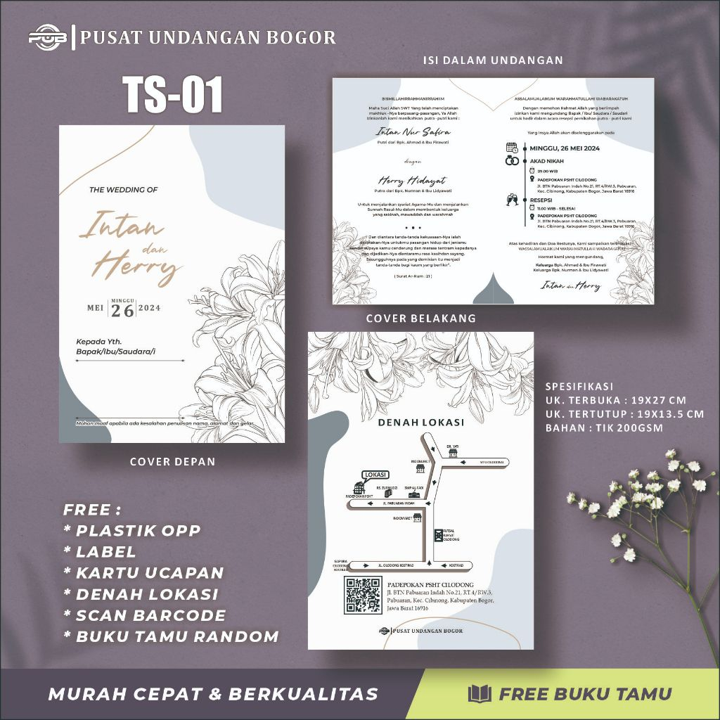 

Undangan Pernikahan Tebal | Murah dan Kekinian